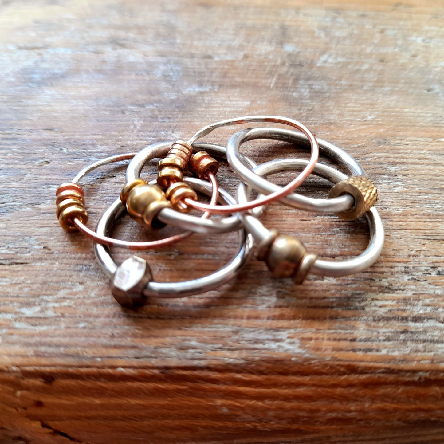 Silver Fidget Ring, Anxiety & Meditation Rings