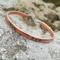Personalised Copper Bangles