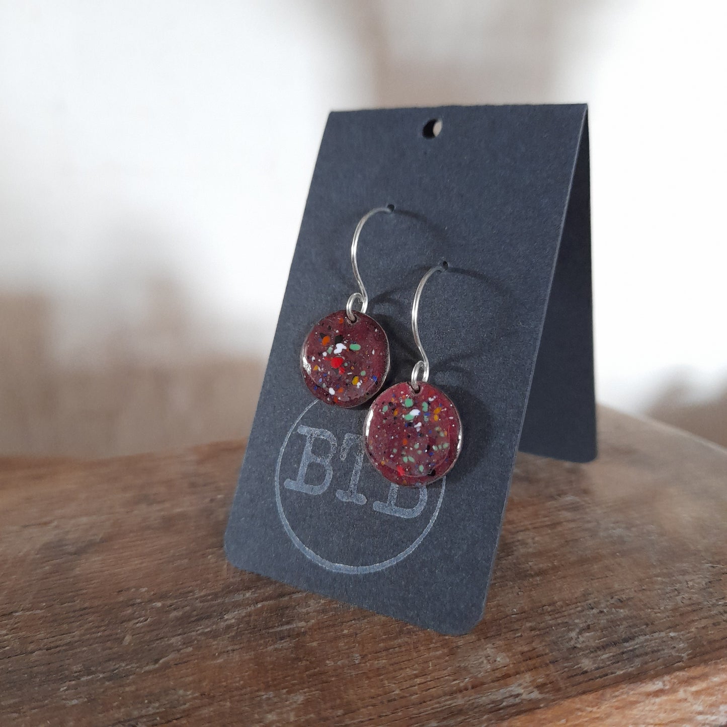 Bright & Colourful Round Dangle Earrings.