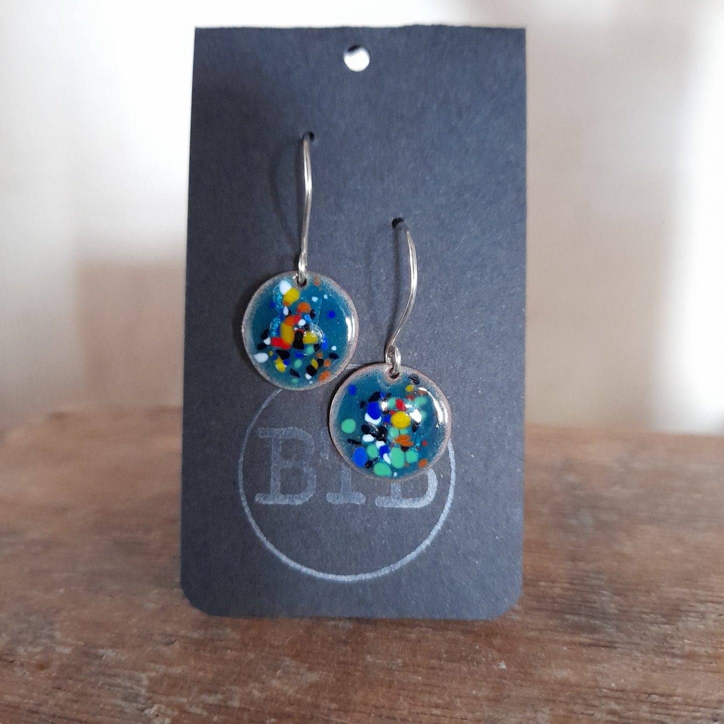 Bright & Colourful Round Dangle Earrings.