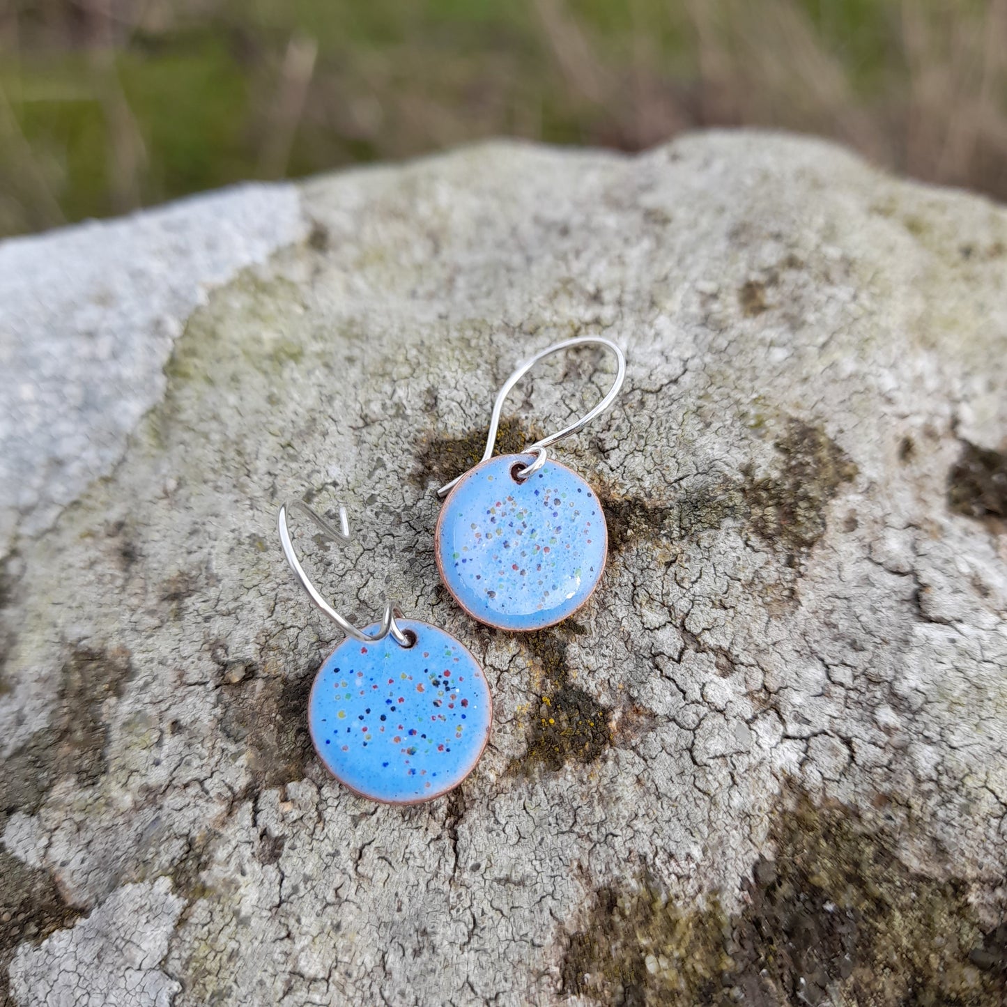Bright & Colourful Round Dangle Earrings.