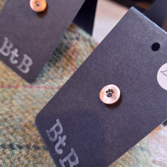 Paw Print and Horseshoe Pin Badge