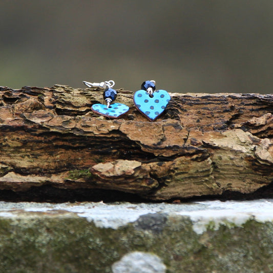 Colourful Polka Dot Dangle Earrings