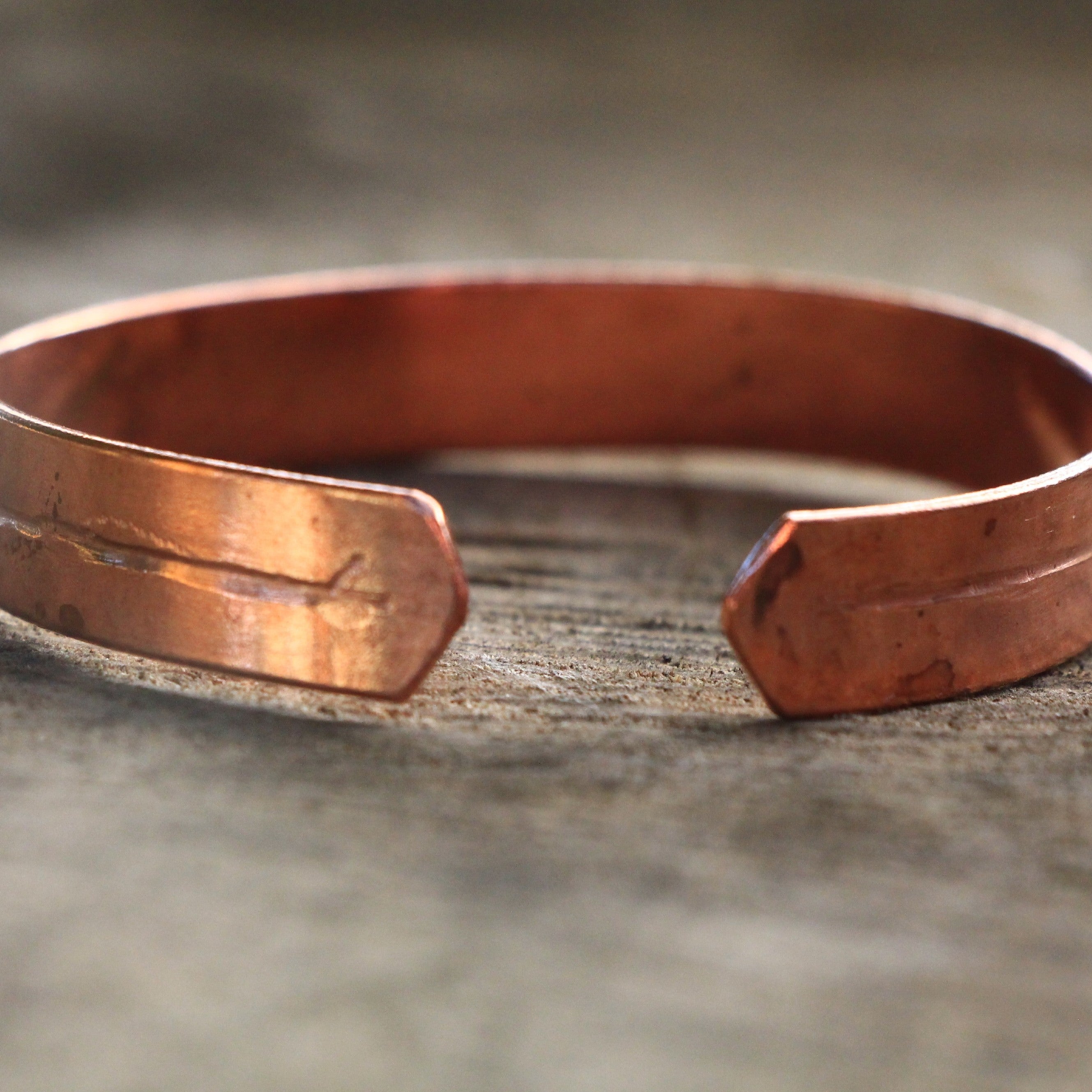 Mens and Women s Copper Bangles. Unisex Adjustable Copper Bracelet