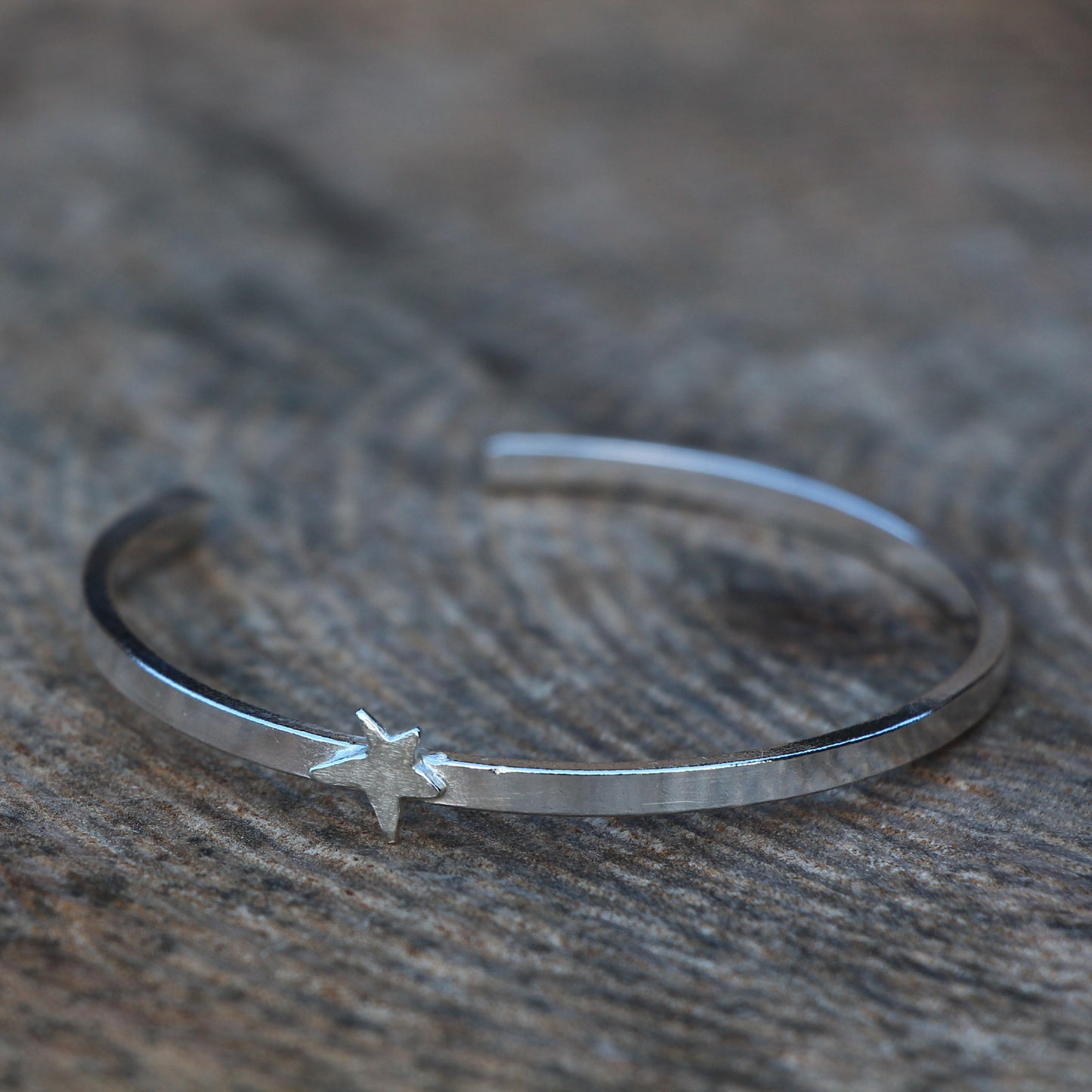 Handmade Silver Personalised Bangles